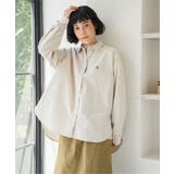 ミニロゴ刺繍オーバーシャツ | Lbc with Life | 詳細画像13 