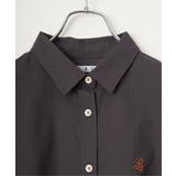 ミニロゴ刺繍オーバーシャツ | Lbc with Life | 詳細画像33 