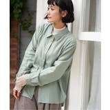 綿レーヨンメタルボタンシャツ | Lbc with Life | 詳細画像1 