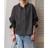 デニムコットンシャーリングブラウス | Lbc with Life | 詳細画像11 