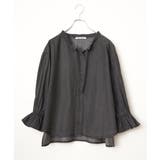 デニムコットンシャーリングブラウス | Lbc with Life | 詳細画像16 