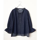 デニムコットンシャーリングブラウス | Lbc with Life | 詳細画像19 