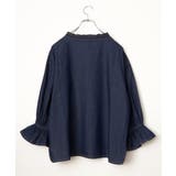 デニムコットンシャーリングブラウス | Lbc with Life | 詳細画像20 