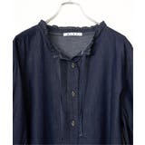 デニムコットンシャーリングブラウス | Lbc with Life | 詳細画像21 