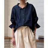 デニムコットンシャーリングブラウス | Lbc with Life | 詳細画像1 