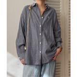 ダブルガーゼロゴ刺繍オーバーシャツ | Lbc with Life | 詳細画像11 