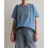 ライトブルー | 製品染めプリントTシャツ | Lbc with Life