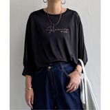 シアーロゴ刺繍7分袖Tシャツ | Lbc with Life | 詳細画像8 