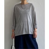 シアーロゴ刺繍7分袖Tシャツ | Lbc with Life | 詳細画像17 
