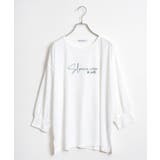 シアーロゴ刺繍7分袖Tシャツ | Lbc with Life | 詳細画像21 