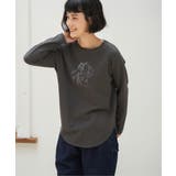 Girlプリントロゴ刺繍ロンT | Lbc with Life | 詳細画像2