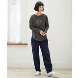 Girlプリントロゴ刺繍ロンT | Lbc with Life | 詳細画像3