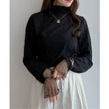 ブラック | ジャカード切り替えシアーロンT | Lbc with Life