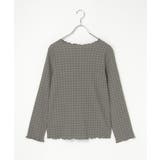 グレー | 楊柳ランダムボーダーロンT | Lbc with Life