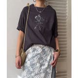 チャコール | GirlプリントビッグTシャツ | Lbc with Life