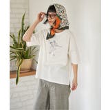 GirlプリントビッグTシャツ | Lbc with Life | 詳細画像5 