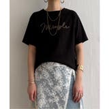 ブラック | カラーコード刺繍ロゴTシャツ | Lbc with Life