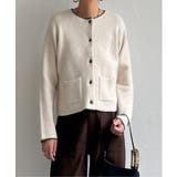 配色ポケットショートカーディガン | Lbc with Life | 詳細画像10 