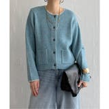 配色ポケットショートカーディガン | Lbc with Life | 詳細画像16 