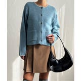 配色ポケットショートカーディガン | Lbc with Life | 詳細画像19 