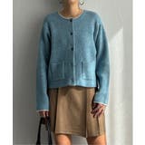 配色ポケットショートカーディガン | Lbc with Life | 詳細画像20 