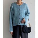 配色ポケットショートカーディガン | Lbc with Life | 詳細画像21 