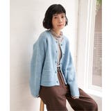 配色ポケットショートカーディガン | Lbc with Life | 詳細画像23 