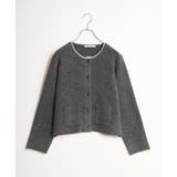 配色ポケットショートカーディガン | Lbc with Life | 詳細画像32 