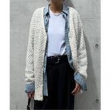 オフホワイト | フェザーメッシュカーディガン | Lbc with Life