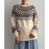 フェザーMIX求心柄カーディガン | Lbc with Life | 詳細画像12