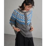 フェザーMIX求心柄カーディガン | Lbc with Life | 詳細画像25