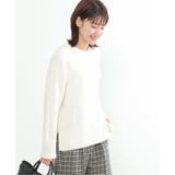 ホワイト | 【洗える】アンゴラ混クルーニット | Lbc with Life
