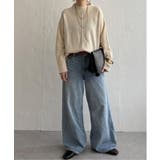 透かしラインバックスリットニット | Lbc with Life | 詳細画像24 