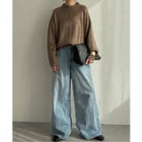 透かしラインバックスリットニット | Lbc with Life | 詳細画像32 