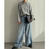 透かしラインバックスリットニット | Lbc with Life | 詳細画像3 