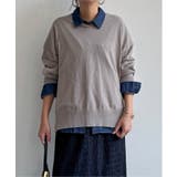 ソフトタッチアイレットVネックプルオーバー | Lbc with Life | 詳細画像26