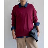 ソフトタッチアイレットVネックプルオーバー | Lbc with Life | 詳細画像1