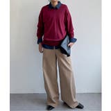 ソフトタッチアイレットVネックプルオーバー | Lbc with Life | 詳細画像3