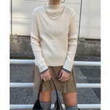 袖配色レイヤーリブニット | Lbc with Life | 詳細画像7