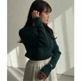 袖配色レイヤーリブニット | Lbc with Life | 詳細画像13