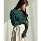 袖配色レイヤーリブニット | Lbc with Life | 詳細画像14