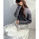 袖配色レイヤーリブニット | Lbc with Life | 詳細画像22