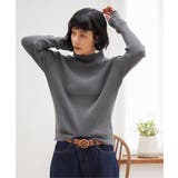 袖配色レイヤーリブニット | Lbc with Life | 詳細画像24