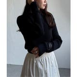 袖配色レイヤーリブニット | Lbc with Life | 詳細画像28