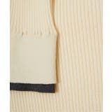 袖配色レイヤーリブニット | Lbc with Life | 詳細画像32