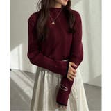 袖配色レイヤーリブニット | Lbc with Life | 詳細画像2