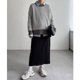 ヘリンボン柄ニットプルオーバー | Lbc with Life | 詳細画像23 