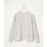 マットモールケーブルニットプルオーバー | Lbc with Life | 詳細画像24 