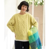 イエロー | マットモールケーブルニットプルオーバー | Lbc with Life