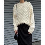 オフホワイト | フリンジニットプルオーバー | Lbc with Life